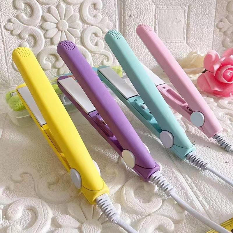 european standard mini hair straightener hair curler hair styling iron electric hair straightener ceramic for curling or straightening hair curler plywood foreign trade