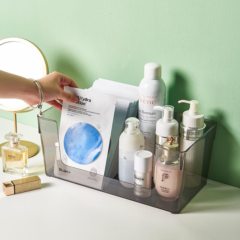 facial mask storage box desktop cosmetics transparent finishing box skin care products bath products bathroom mask box