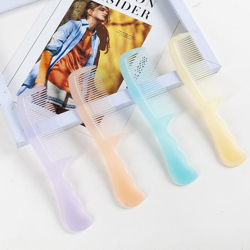 wholesale thick large luminous comb care massage shunfa plastic beef tendon comb new small commodity comb details Picture