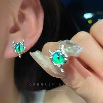 feel evil eyes ear studs little devil earrings small and simple dark style sweet cool personality earrings