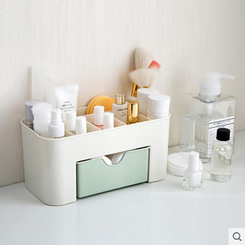 drawer cosmetics storage box makeup brush finishing box desktop jewelry skin care products lipstick mask compartment vanity box