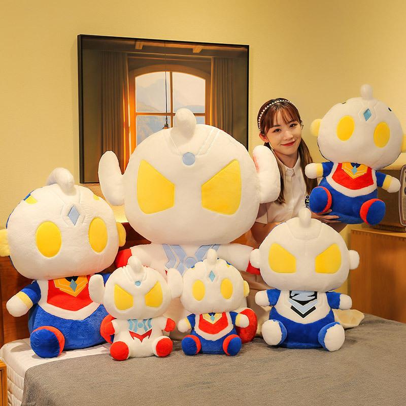 Ultraman Plush Toy Doll Cute Ragdoll Comforter Toys Bed for Girls Sleeping Large Pillow Boy