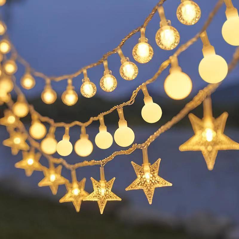 led twinkle light solar-powered string lights festival lights small night lamp outdoor camping tent christmas decoration light wholesale