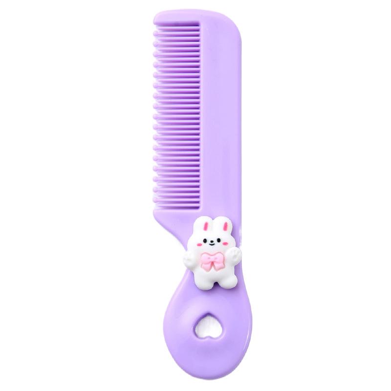 cute children mini small comb cartoon portable portable bangs broken hair round head vent comb little girl girl comb Item Picture