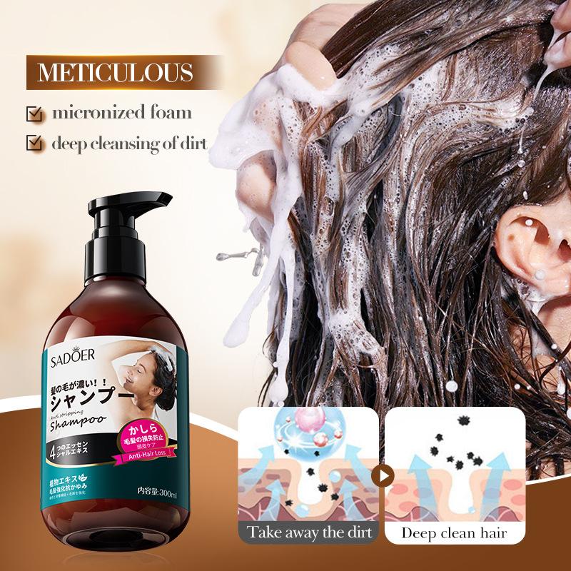 Full English Anti-off Shampoo Sadoer Cleaning Anti-Dandruff Foam Anti-Hair Loss Shampoo