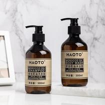 hotel and hotel supplies disposable supplies shampoo bottle washing set shampoo b & b wholesale