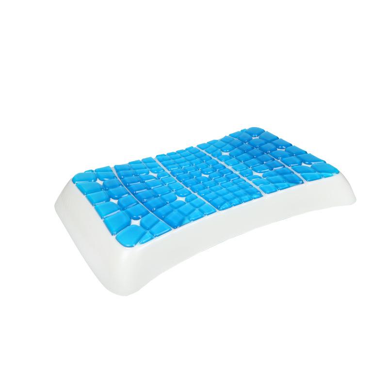 Amazon Products Summer Cool Feeling Cosmetic Gel Pillow Slow Rebound Memory Foam Ne Protection Sping Pillow