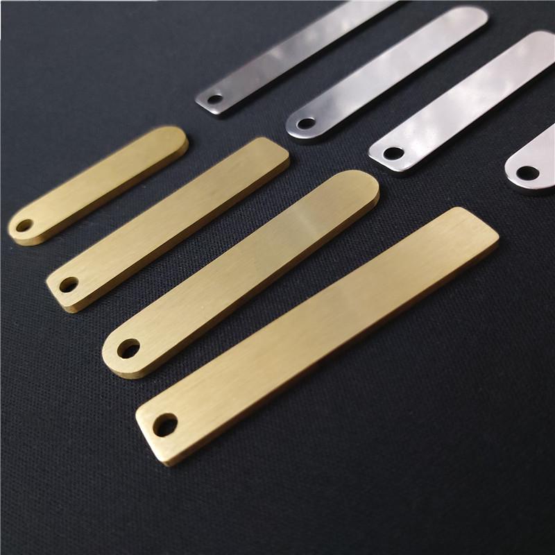 stainless steel anti-lost key chain brass blank key chain key chain number plate