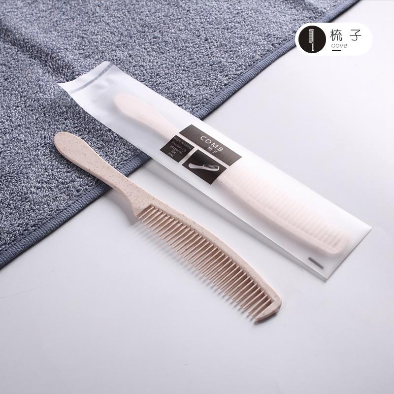 hotel disposable comb hotel homestay guest room wash comb plastic comb hotel toiletries