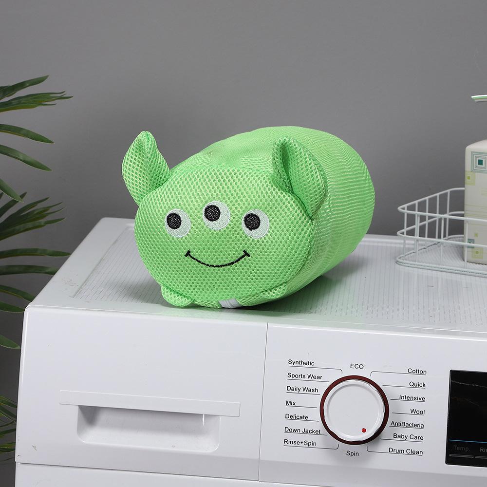 cartoon laundry bag thick sandwich bra underwear washing machine machine wash special anti-deformation easy dehydration net bag