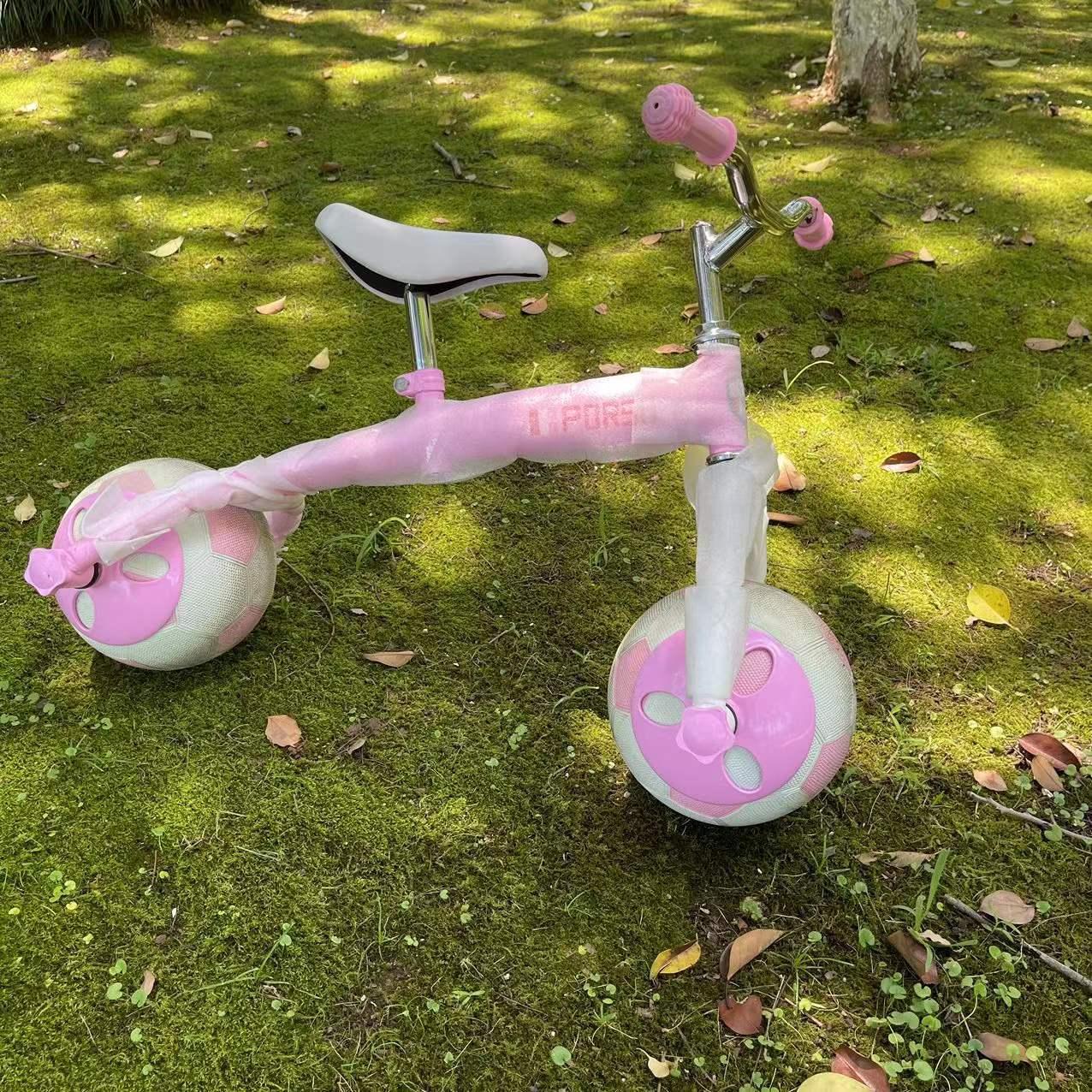 balance bike (for kids) 2-8 years old creative football toy car pedal-free baby bike kid yo scooter