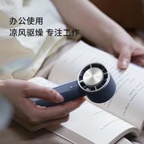 2024 new refrigeration fan handheld turbine portable mobile outdoor carabiner mountaineering usb rechargeable small fan