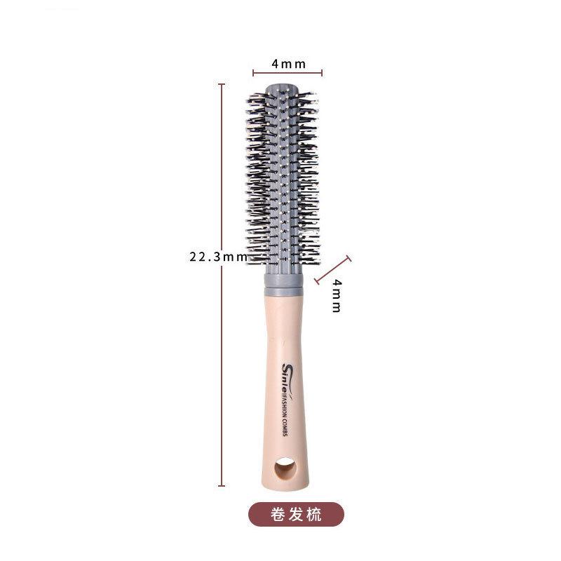 macaron big curved comb skin massage comb men's fluffy comb curly hair styling comb curved nine vent comb wholesale Application Scenario