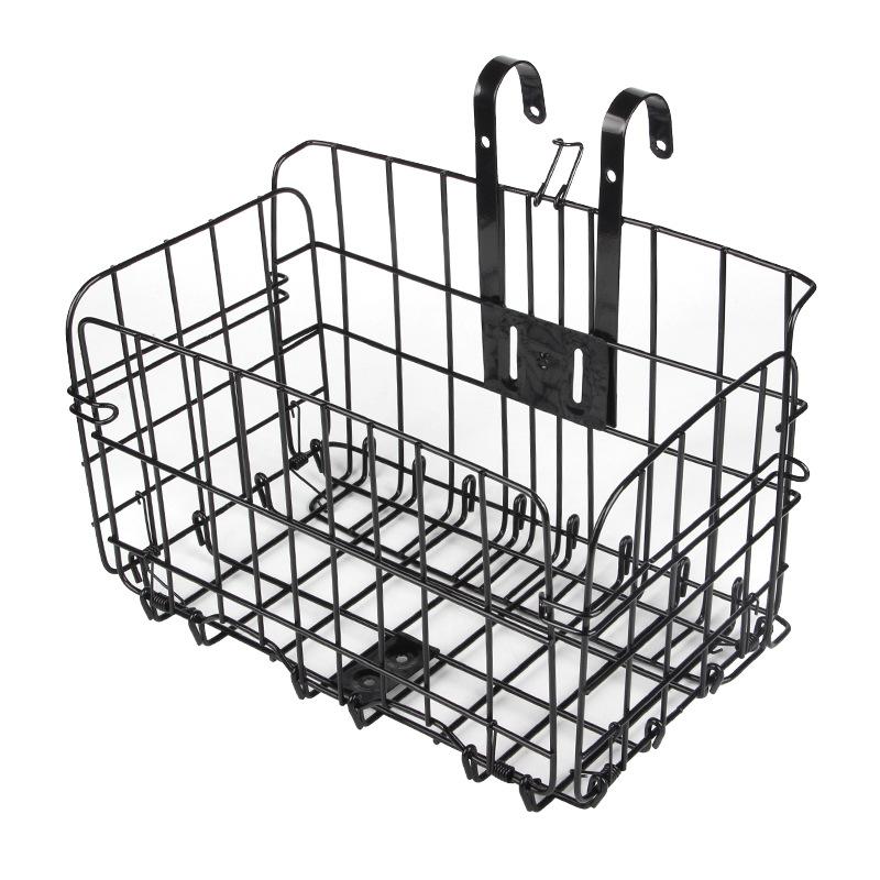 mountain bike folding hanging basket bicycle basket bicycle basket front and rear hanging bold side hanging basket bicycle accessories