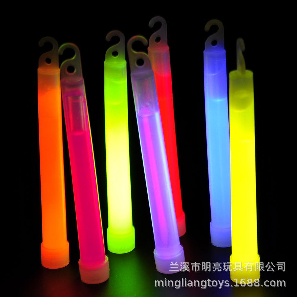 6-Inch with Hook Light Stick Outdoor Camping Emergency Lighting Light Stick Concert Party Cheer Glow Stick TikTok