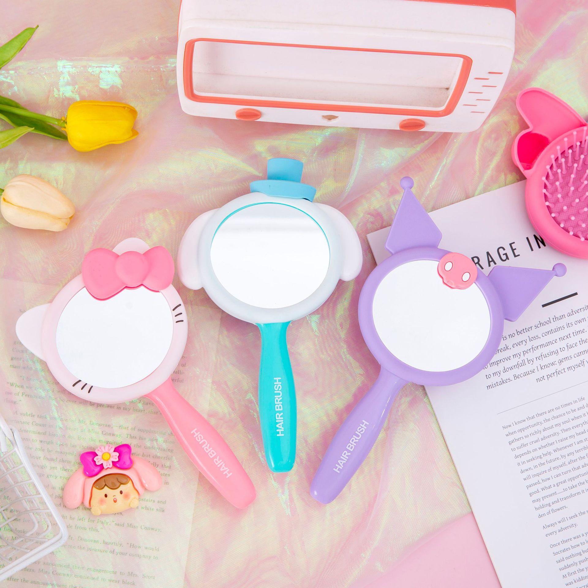 new hl-013 creative cartoon air cushion massage comb mirror children girl korean style home durable airbag comb Application Scenario