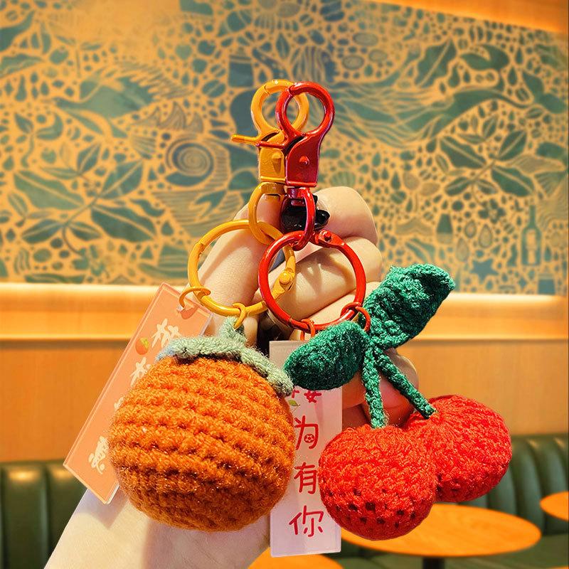 plush hand-woven pendant knitted doll keychain key chain winning doll hanging backpack wholesale