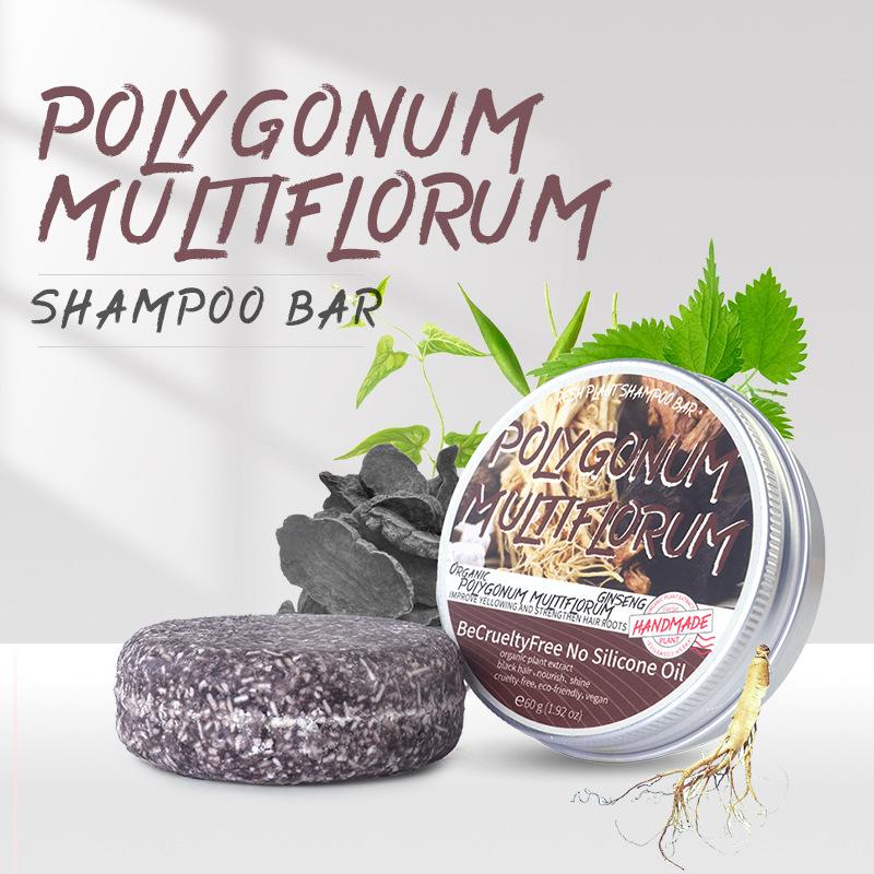 Foreign Trade English Paaging Shampoo Soap Handmade Soap Polygonum Multiflorum Ginseng Soap Nourishing Soap Shampoo Shampoo Shampoo Wholesale