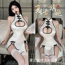 night fans sexy lingerie sexy pajamas free off cheongsam uniform temptation bed teasing passion suit 1672