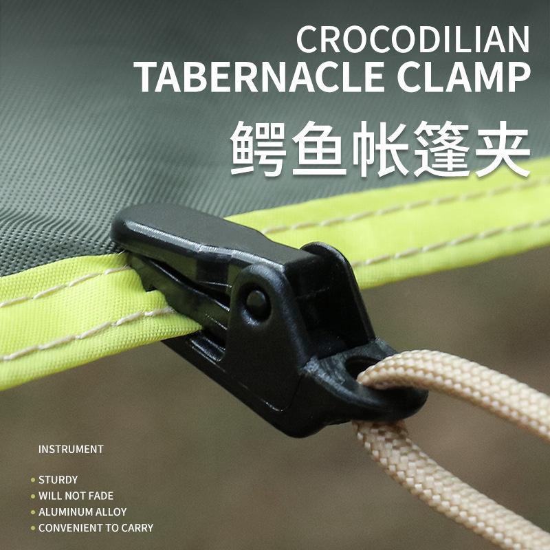tent added pull point clip outdoor camping canopy pull point hook tent windproof fixed clip with inverted