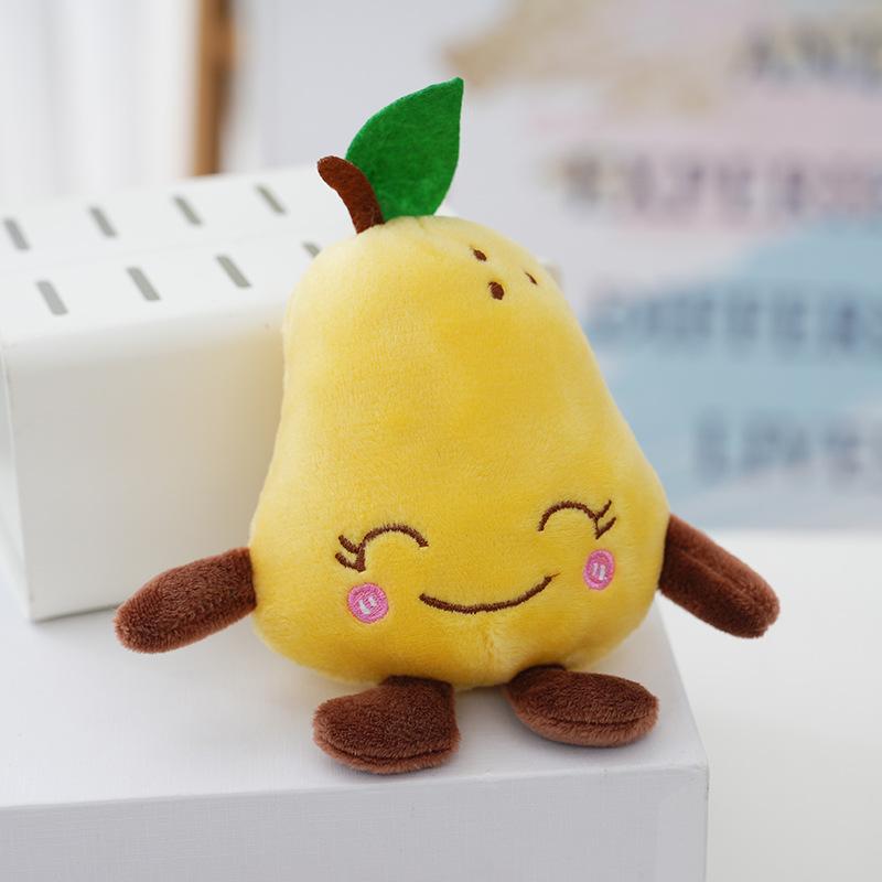 wholesale big fat pear plush toy doll ornaments smile pear small plush toy pendant stay cute plush toys