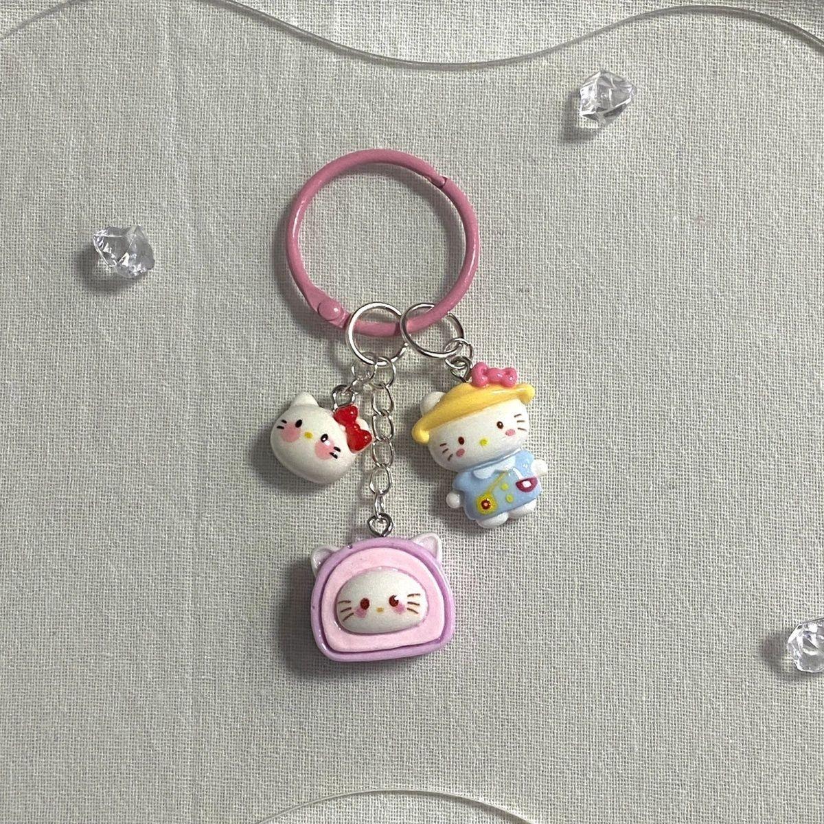 circlip 751 popular sanrio cartoon style creative cute unique gift keychain schoolbag pendant key chain
