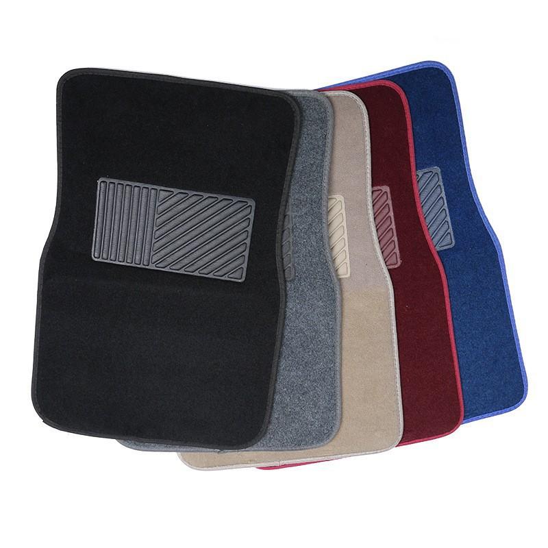 car blanket foot mat pvc foot pad universal four-piece car foot mat carpet waterproof