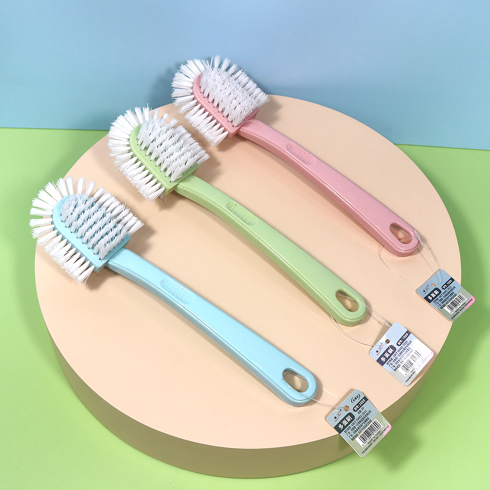 JY1069 Soft bristles cleaning shoe brush household shoe washing multifunctional five-sided brush laundry cleaning brush thumbnail