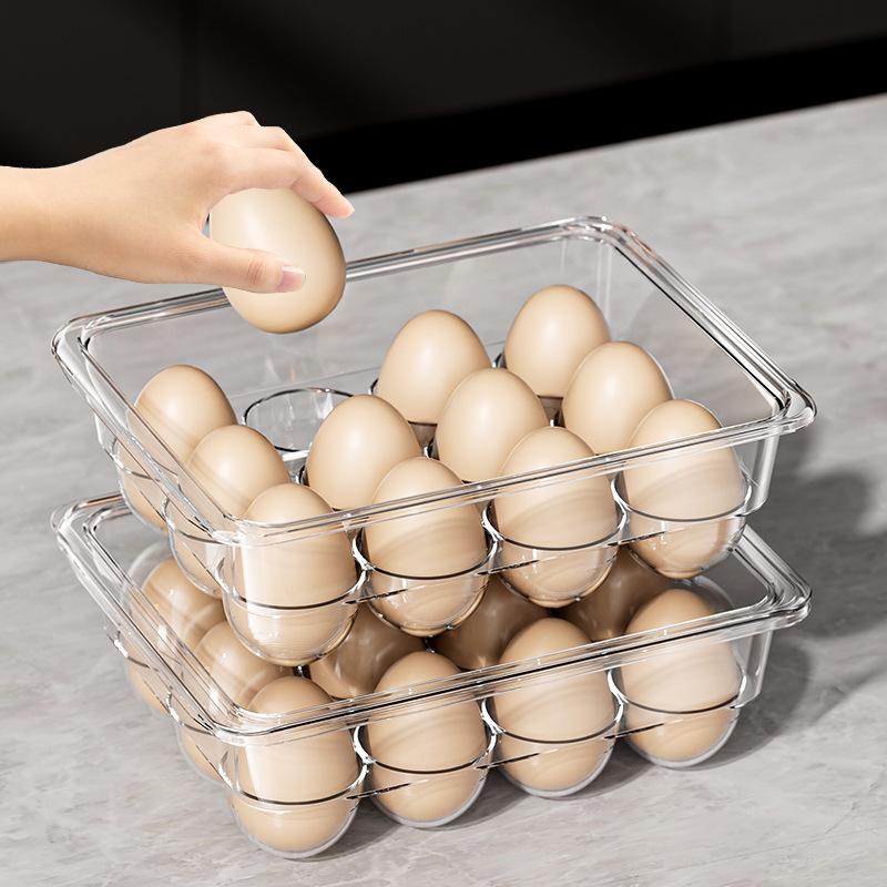 refrigerator storage kitchen finishing egg tray crisper egg compartment household egg carton plastic egg cartons duck egg tray egg box