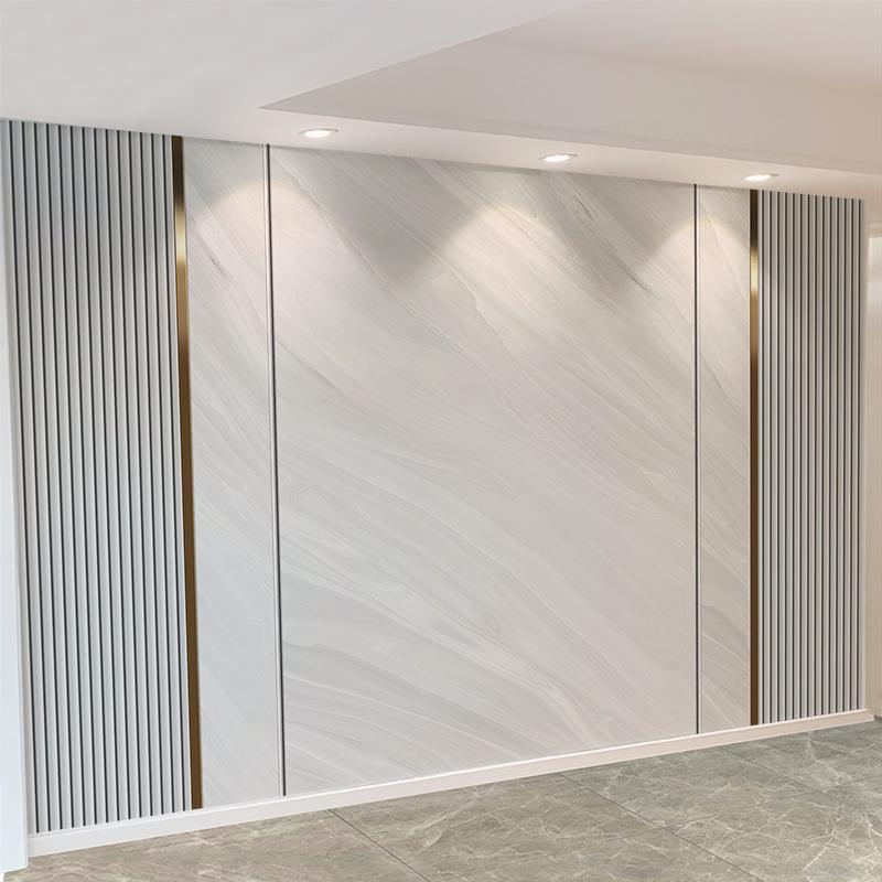 2023 new light luxury tv background wallpaper living room modern minimalist wall cloth high sense video wall mural