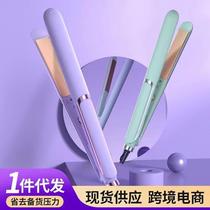 new hair straightener hair curler household electric hair straightener anion hair straighter hair curler and straightener dual-use hair curler foreign trade cross