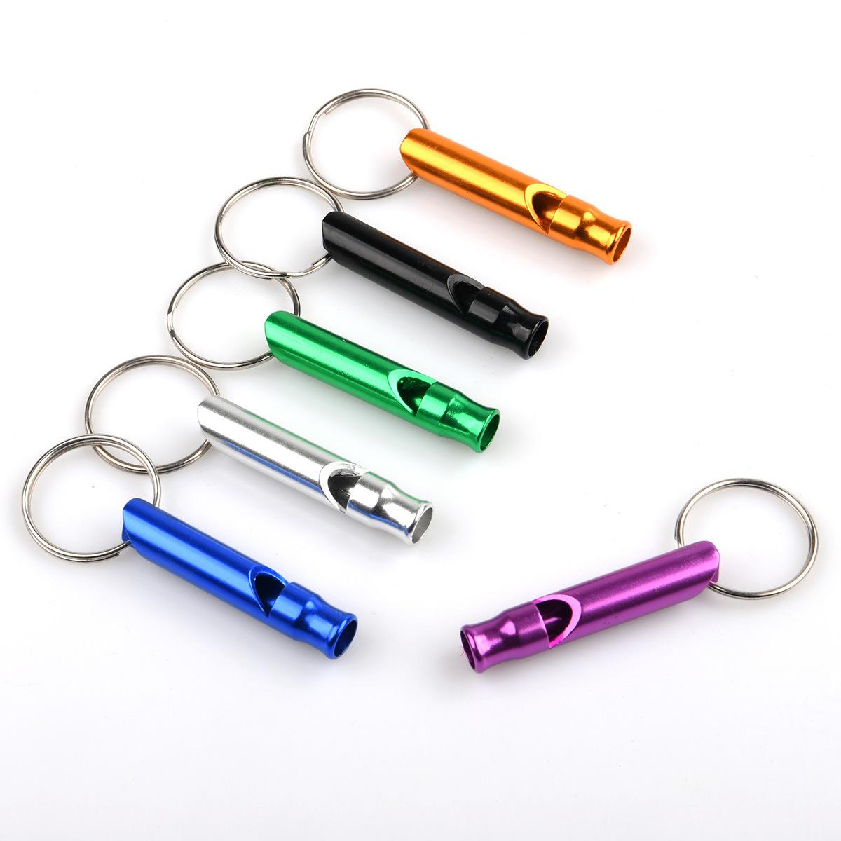 outdoor survival whistle lifesaving whistle key ring circle travel camping survival whistle pet training whistle children whistle