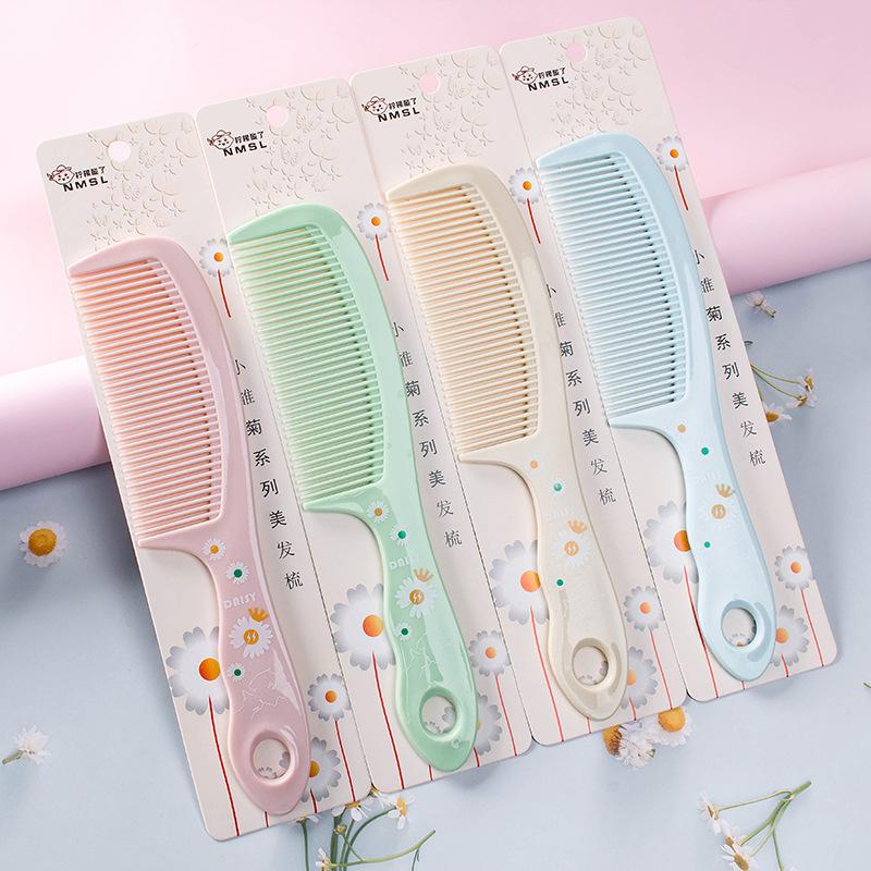factory direct heating little daisy series hairdressing comb children's cute household small commodity cartoon printing comb Specification drawing