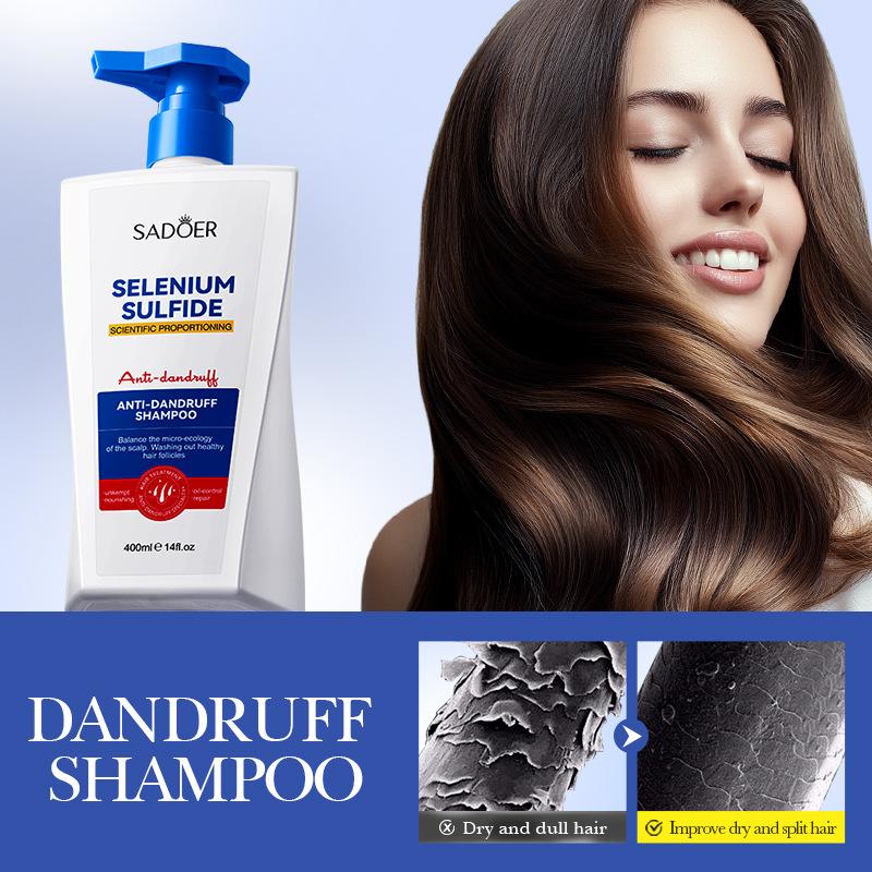 Full English Shampoo Sadoer Selenium Disulfide Anti-Dandruff Shampoo Clean Hair