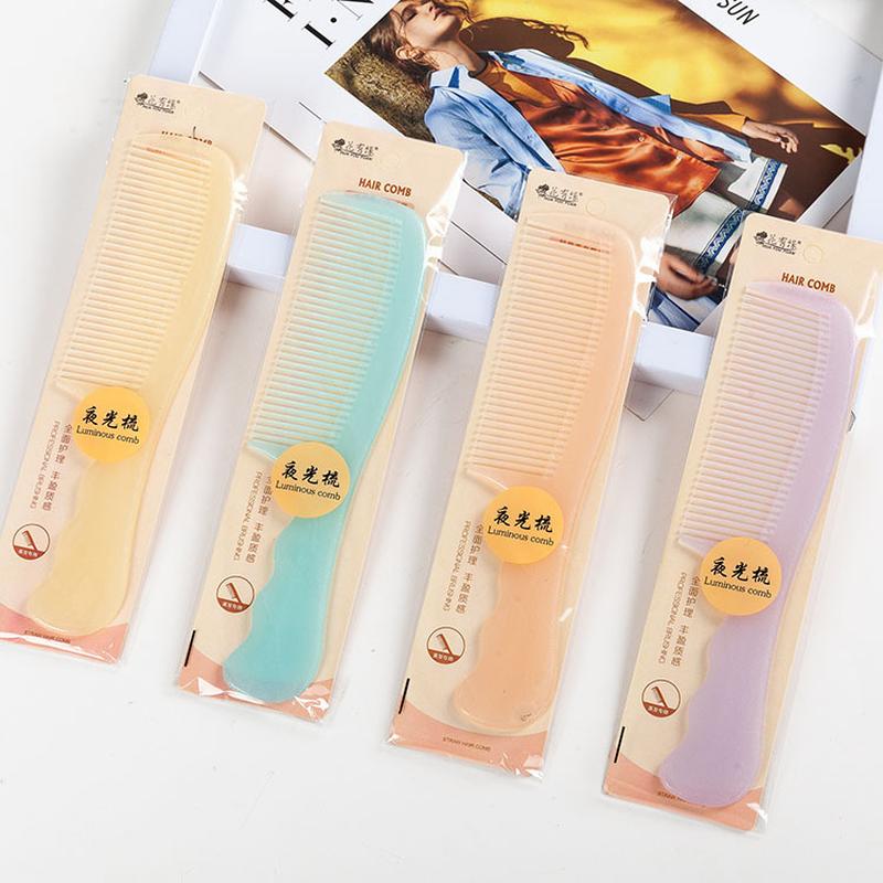 wholesale thick large luminous comb care massage shunfa plastic beef tendon comb new small commodity comb full figure