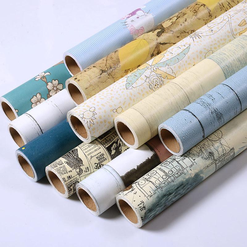wall stickers room layout bedside decorations stickers wallpaper self-adhesive bedroom cozy creative fresh student wallpaper