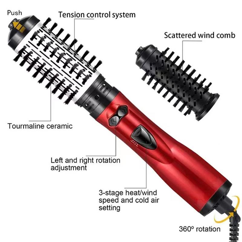 Three-in-One Cold Air Hot Air Comb Blowing Comb New Multi-Functional Electric Hair Straightener Automatic Curling Stick Hair Salon