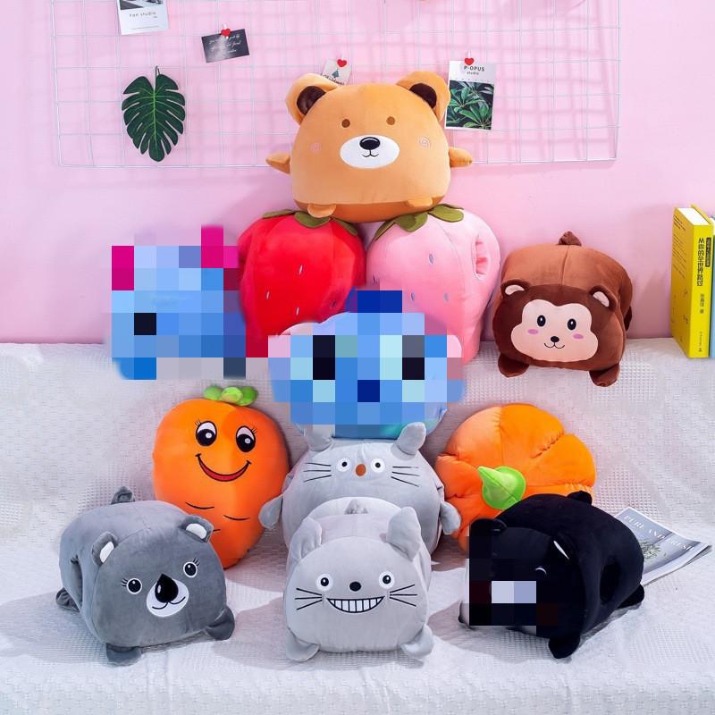 Multifunctional down Cotton Cartoon Hand Warmer Pillow Hand Warmer Plush Toy Doll Lunch Break Cushion Doll