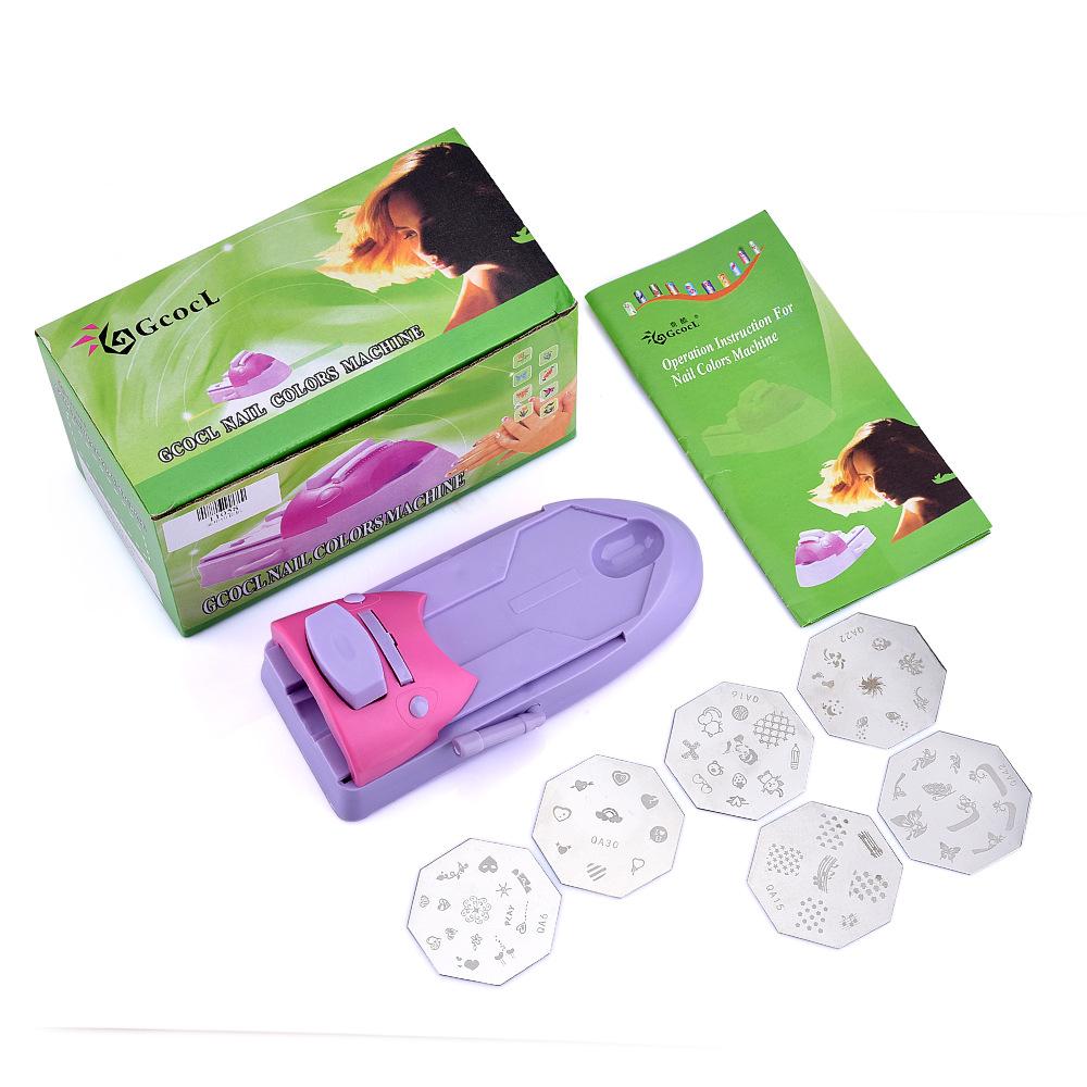 Nail Printing Machine Nail Polish Painting Machine Set Nail Art Stamping Plates Printing Oil Factory Direct Sales