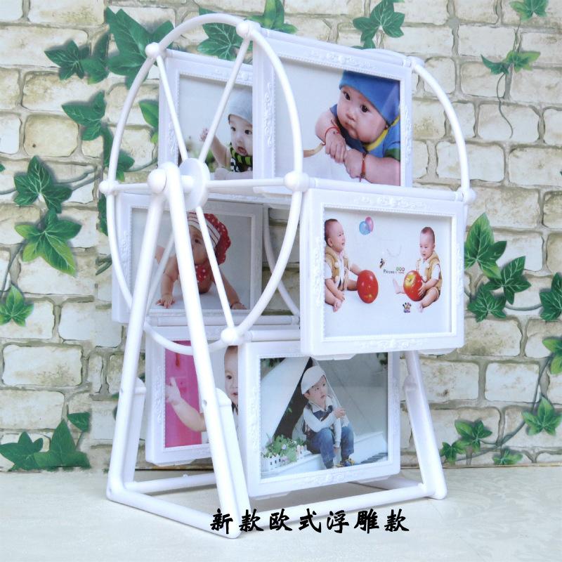 ferris wheel photo frame decoration large windmill photo frame plastic decoration business studio gift 5-inch bulk factory direct sales