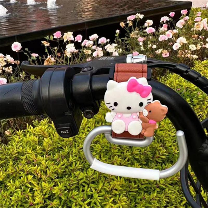 electric car hook front universal cute storage artifact battery car strong load bearing pannier bag hanging hook decorative parts