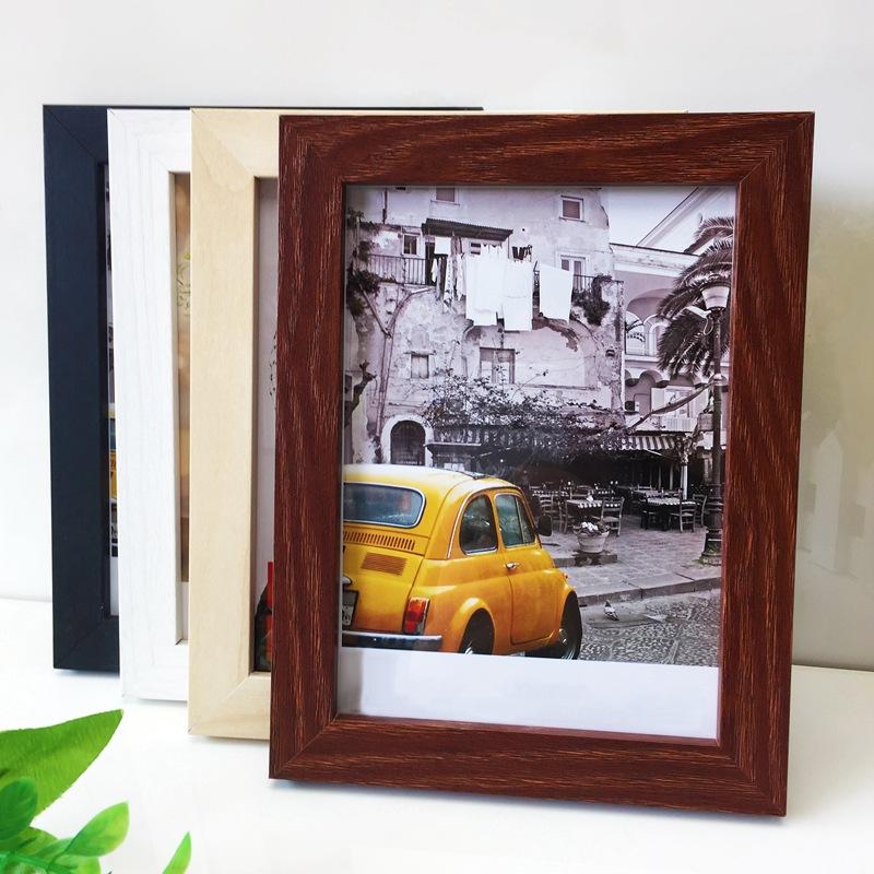 wood composite photo frame minimalist creative decoration picture frame photo wall graduation certificate photo wood composite solid wood table