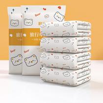 customized travel thickened disposable printed four-piece bedding set bed sheet quilt cover pillowcase quilt cover travel bed hotel supplies