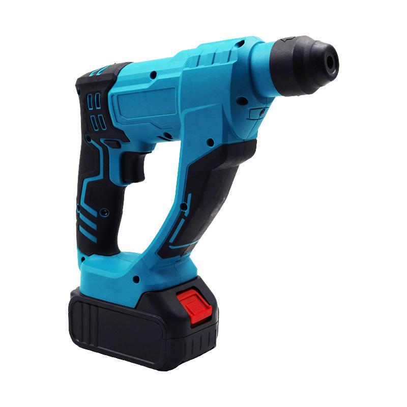 20 cross-border lithium mini electric hammer household concrete small kit multi-function wireless pistol impact drill