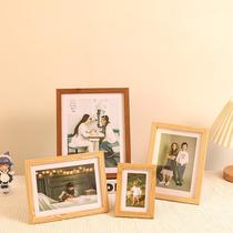 Simple Wooden Photo Frame 7/8/10-Inch Studio Living Room Bedside Table Wooden Puzzle Frame Picture Frame Photo Frame Wholesale