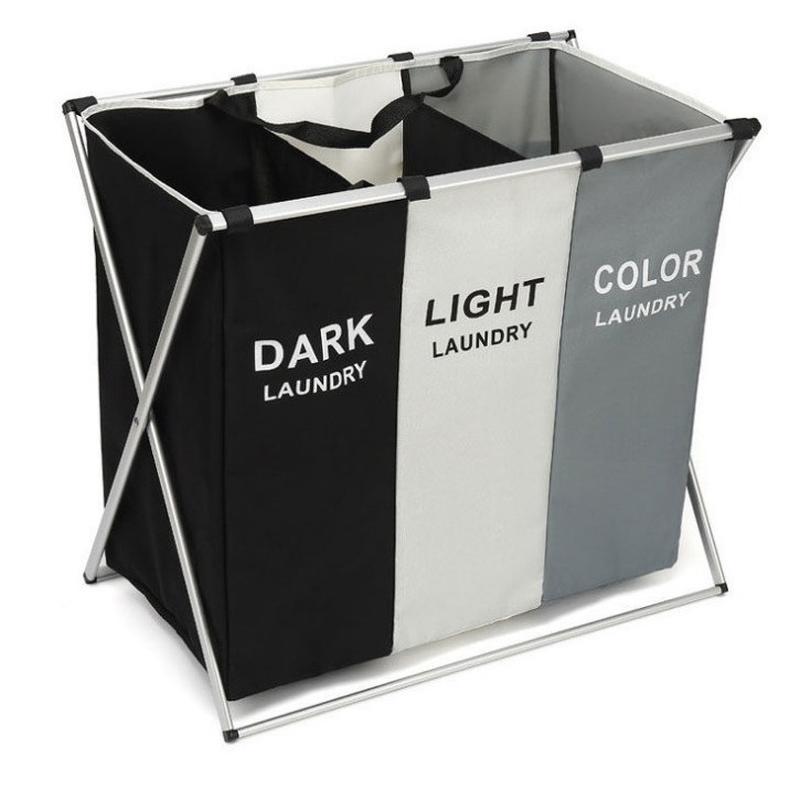 manufacturer in stock wholesale large size classification laundry basket folding laundry basket storage a large number of congyou