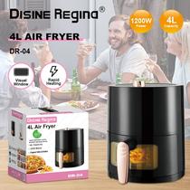 foreign trade export 4l air fryer mechanical deep frying pan english color box cross-border 4l airfryer