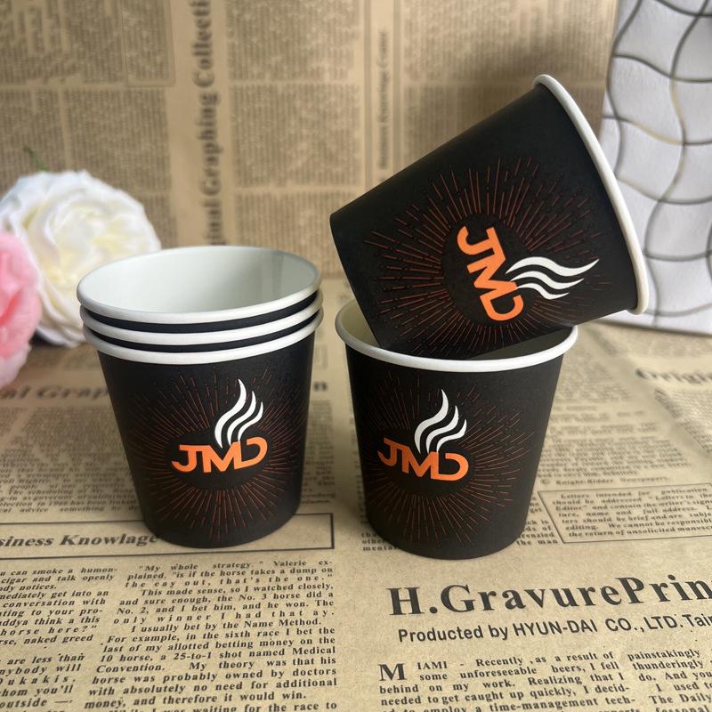 disposable paper cup coffee cup printing paper cup factory wholesale customized 4 oz coffee cup small cup tasting cup