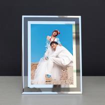 wholesale a4 crystal glass photo frame 6-inch 7-inch 8-inch a4 crystal glass certificate of honor photo frame