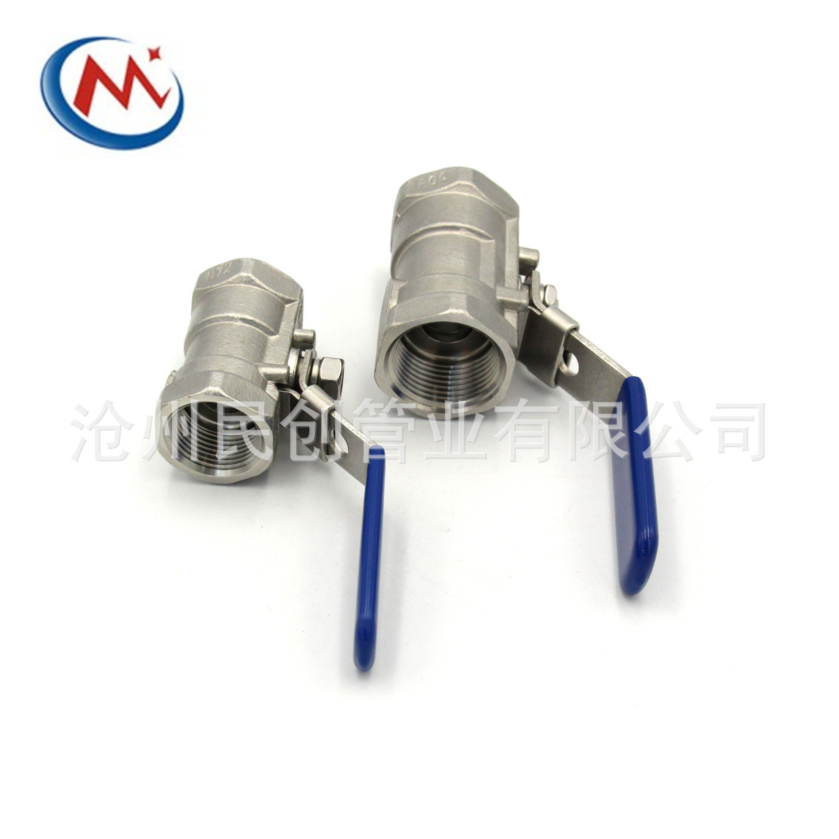 201 304 316 1/8"~4"不锈钢一片式球阀直通式丝扣阀门厂家生产 内螺纹缩径手动阀门产品图